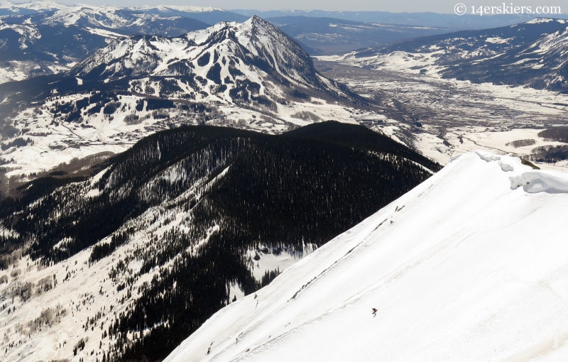 Jarrett Luttrell snowboarding Gothic East Face