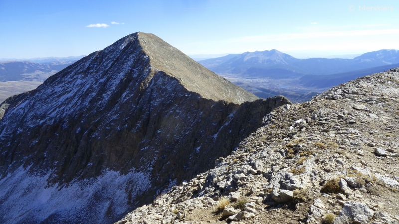 View from the north summit of Gothic Mountain.