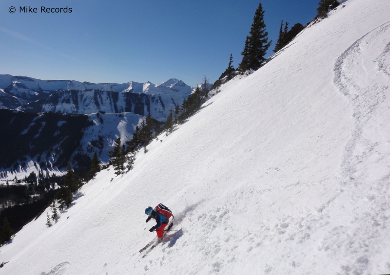 Backcountry skiing Gothic Spoon