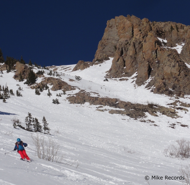 Backcountry skiing Gothic Spoon