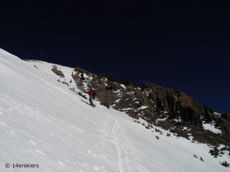 Backcountry skiing Gothic Spoon