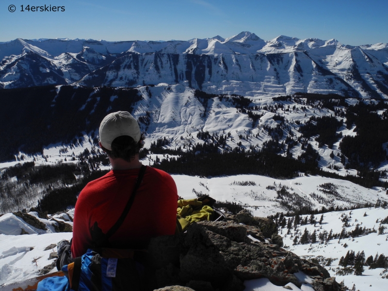 Backcountry skiing Gothic Spoon