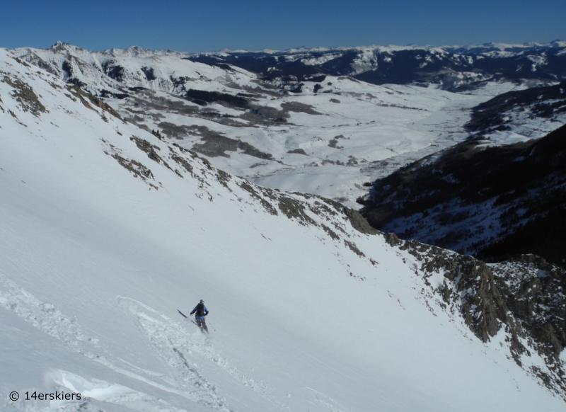 Backcountry skiing Gothic Spoon