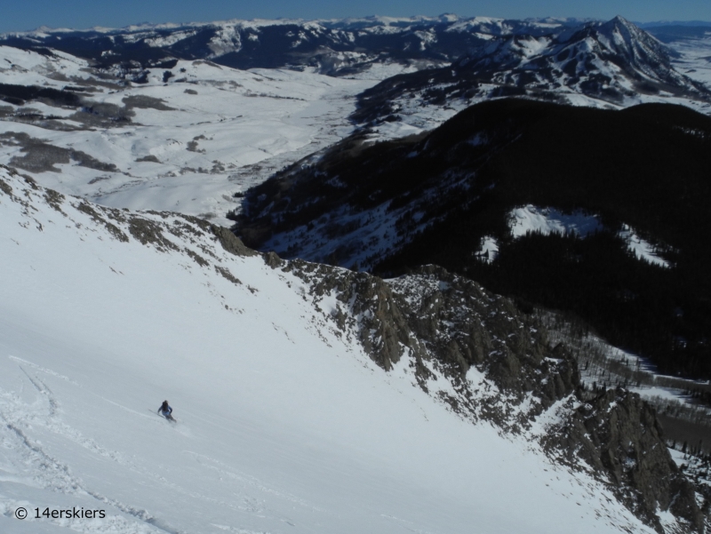 Backcountry skiing Gothic Spoon