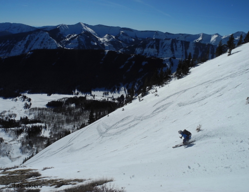 Backcountry skiing Gothic Spoon