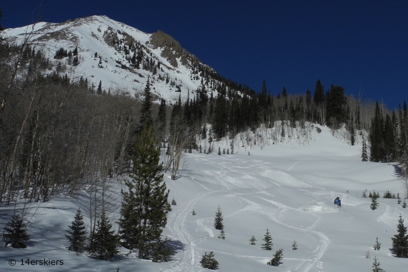 Backcountry skiing Gothic Spoon