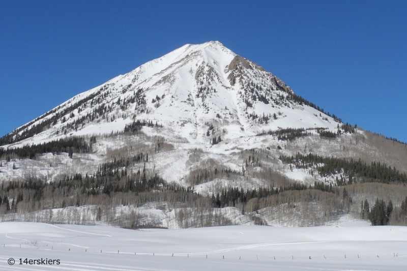 Backcountry skiing Gothic Spoon