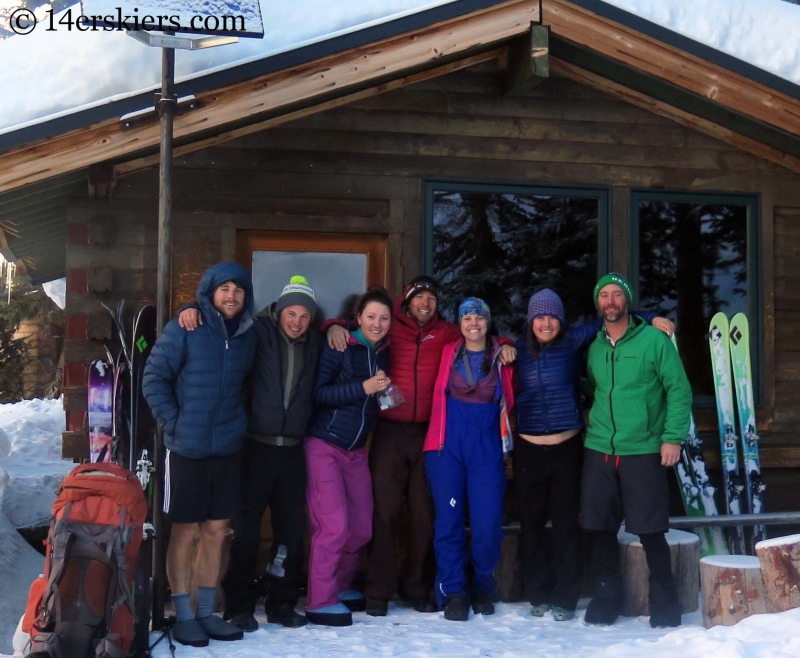 Green Wilson Hut group shot