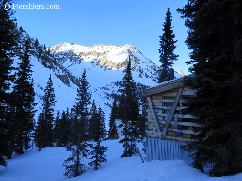 The Tagert Hut as seen from Green-Wilson Hut