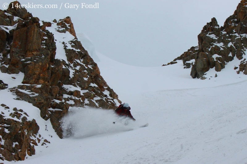 Frank Konsella backcountry skiing Grizzly Peak