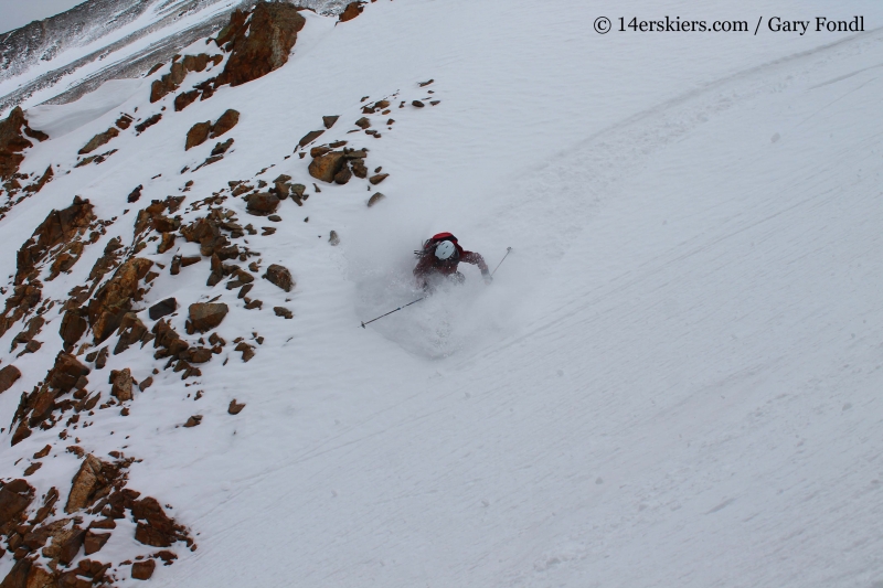 Frank Konsella backcountry skiing Grizzly Peak