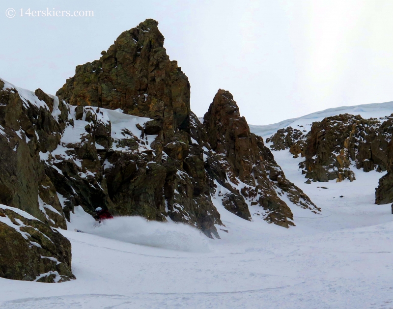 Frank Konsella backcountry skiing Grizzly Peak