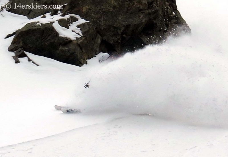 Frank Konsella backcountry skiing Grizzly Peak