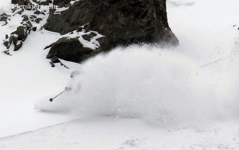 Frank Konsella backcountry skiing Grizzly Peak