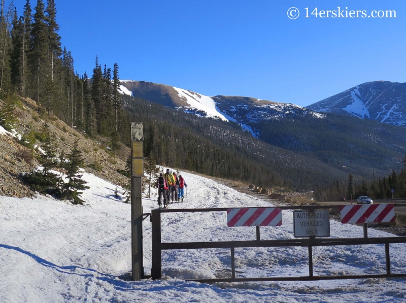 Dry Gulch trailhead near I70.