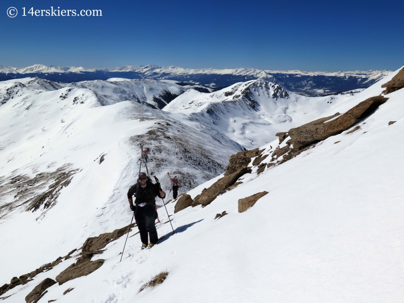 Bootpacking to the summit of Hagar Mountain. 