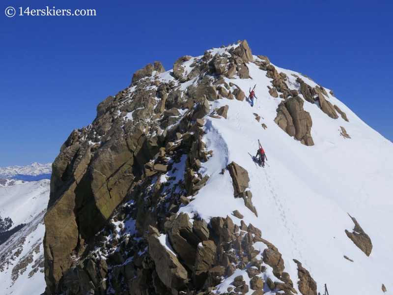 Summit of Hagar Mountain in Colorado. 