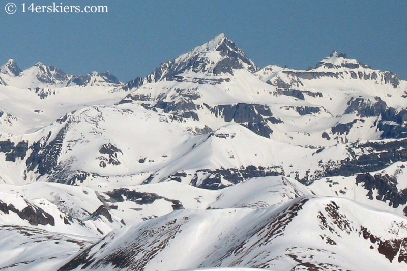 Sneffels seen from Handies Peak. 