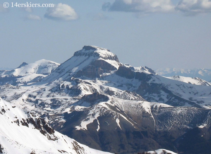 Uncompahgre seen from Handies Peak. 