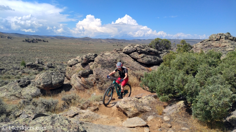 Mountain biking Hartman Rocks - Sawtooth