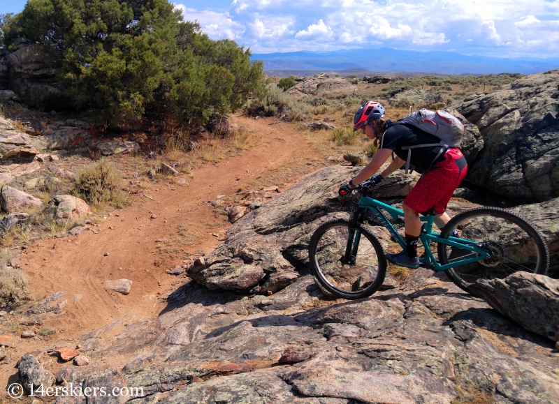 Mountain biking Hartman Rocks - Sawtooth