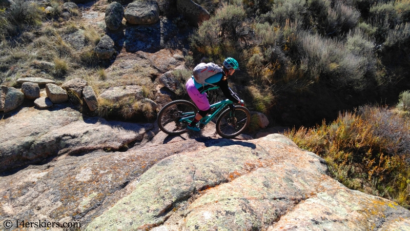 Mountain biking Hartman Rocks - Technical Becks