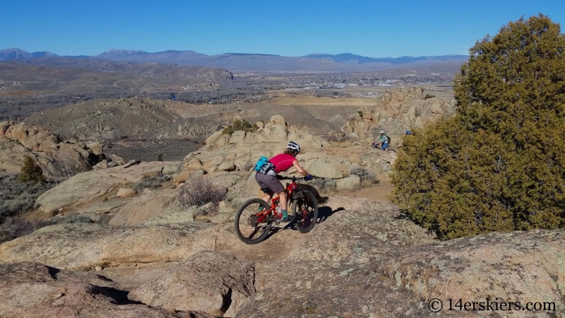 Mountain biking Hartman Rocks - Freefall