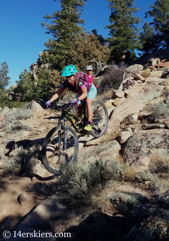 Mountain biking Hartman Rocks - Freefall