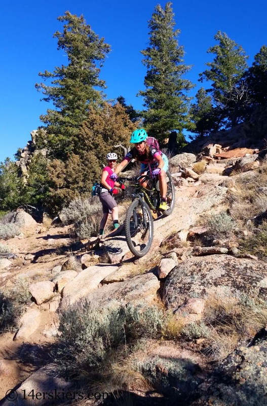 Mountain biking Hartman Rocks - Freefall