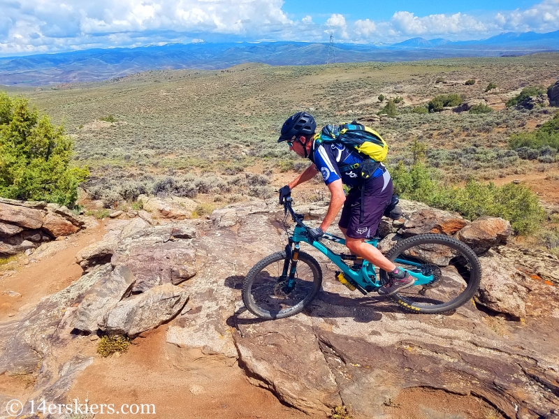 Mountain biking Hartman Rocks - Sawtooth