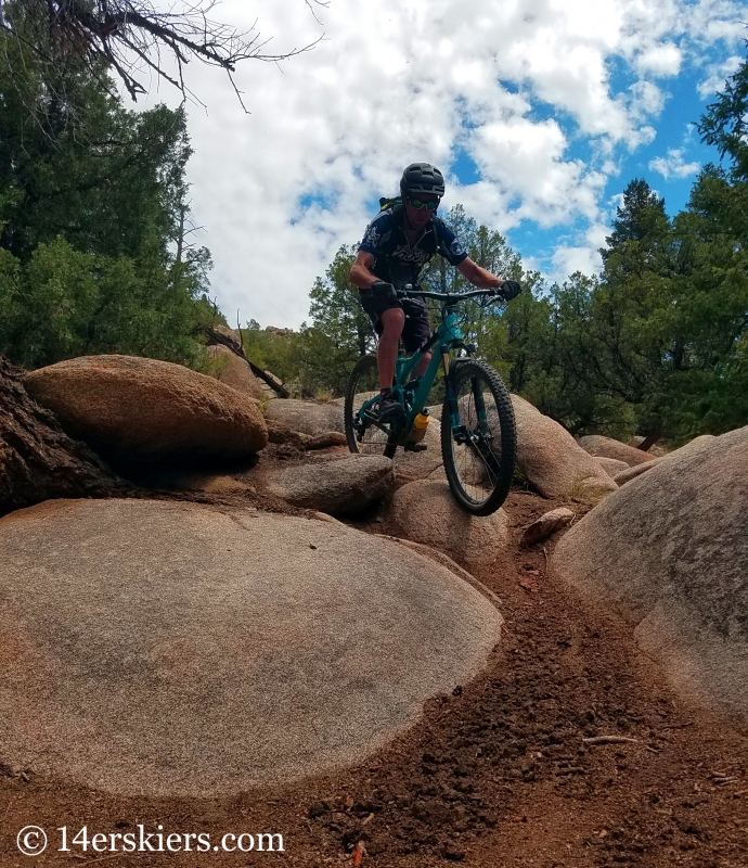 Mountain biking Hartman Rocks - Skull Pass