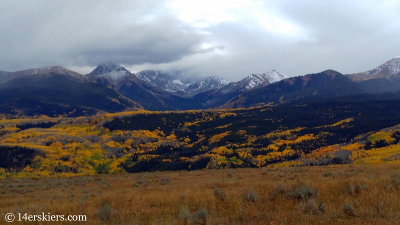 Views from trials near Hay Park near Mount Sopris.