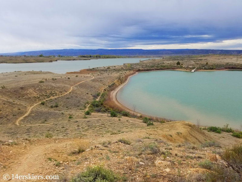 Mountain biking 101 - Highline Lake State Park near Loma, CO