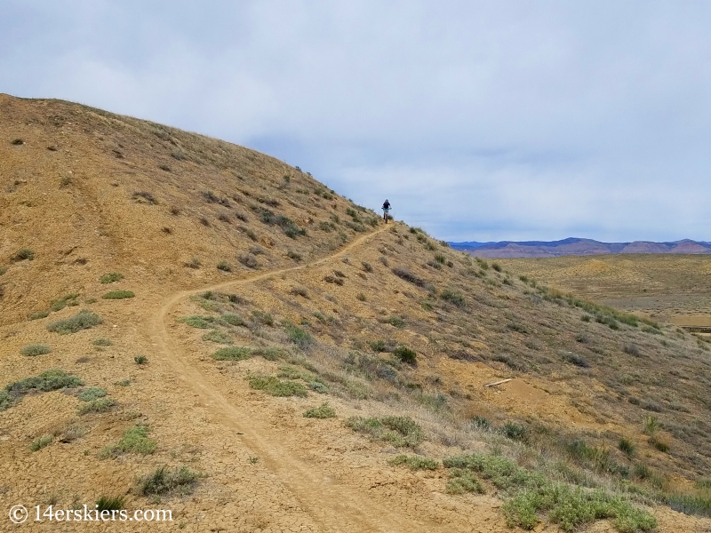 Mountain biking 101 - Highline Lake State Park near Loma, CO