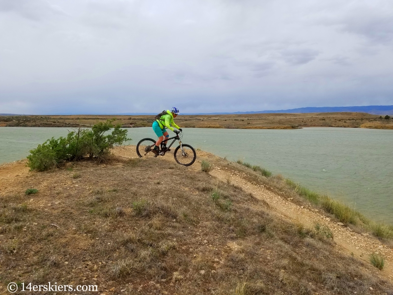 Mountain biking 101 - Highline Lake State Park near Loma, CO