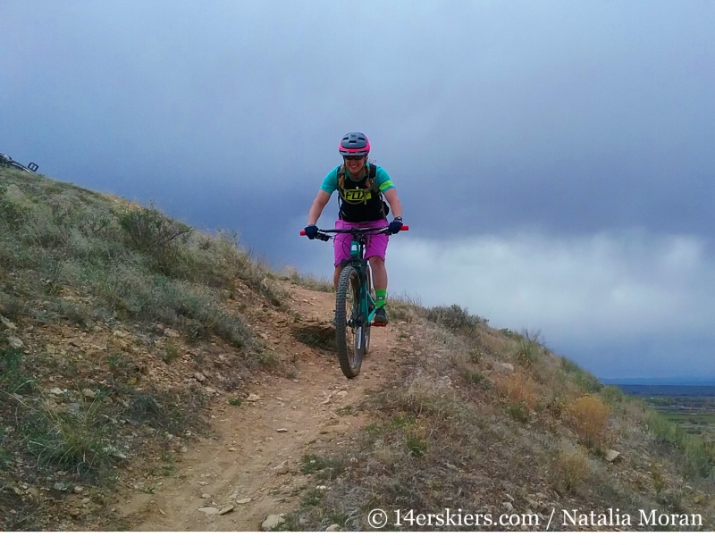 Mountain biking 101 - Highline Lake State Park near Loma, CO