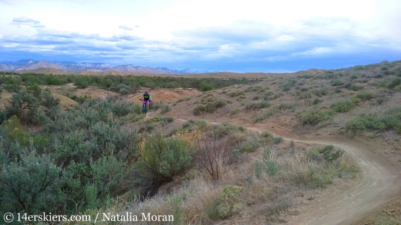 Mountain biking 101 - Highline Lake State Park near Loma, CO