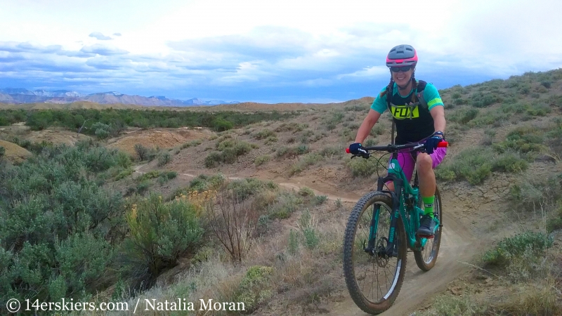 Mountain biking 101 - Highline Lake State Park near Loma, CO