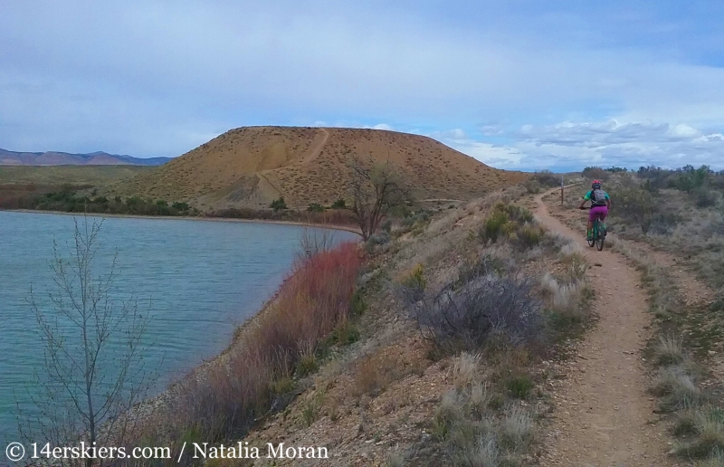 Mountain biking 101 - Highline Lake State Park near Loma, CO