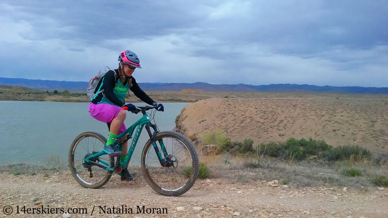 Mountain biking 101 - Highline Lake State Park near Loma, CO