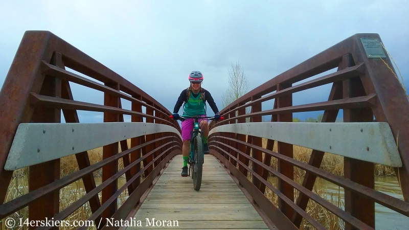 Mountain biking 101 - Highline Lake State Park near Loma, CO