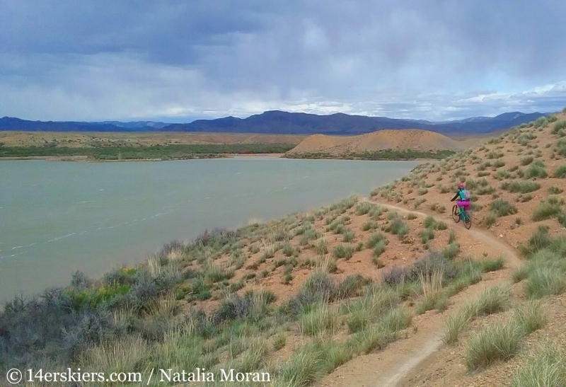 Mountain biking 101 - Highline Lake State Park near Loma, CO