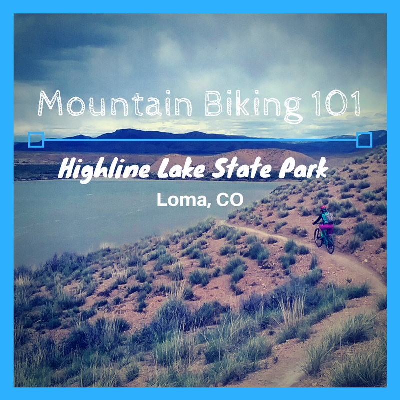 Mountain biking 101 - Highline Lake State Park near Loma, CO