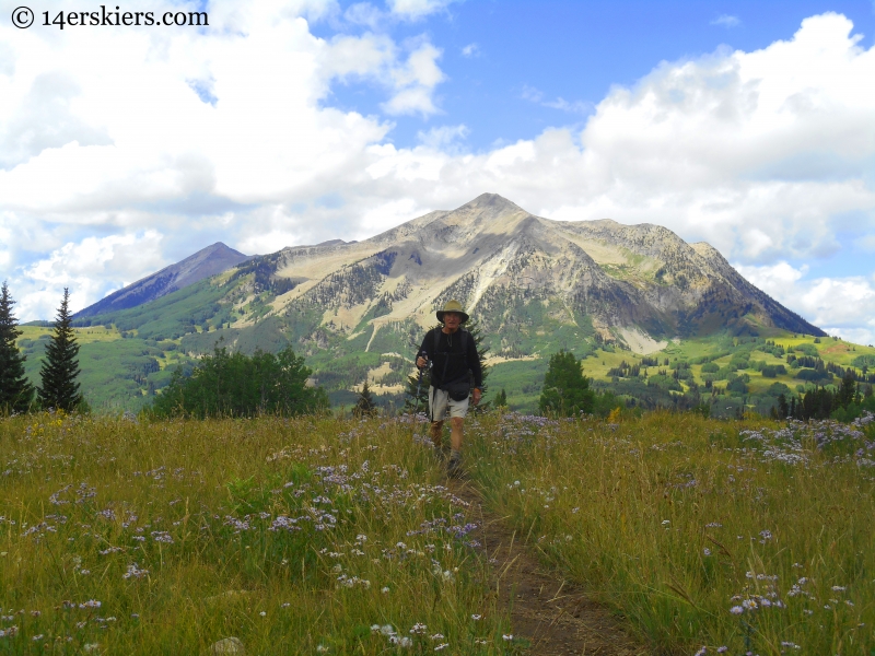 East Beckwith on Lowline Trail from Horse Ranch to Swampy near Crested Butte