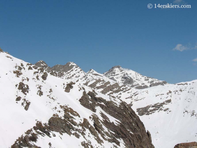 views from summit of Humboldt Peak.  