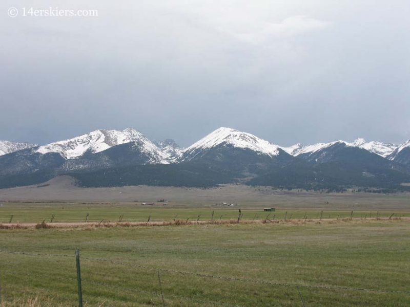 Humbolt Peak in the Sangre de Cristos. 