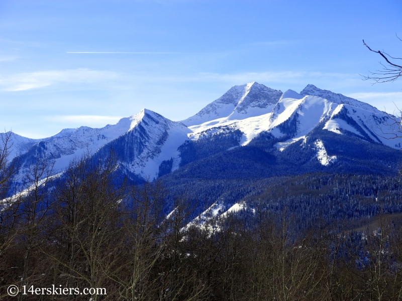 View of Chair from Hunstman Ridge.