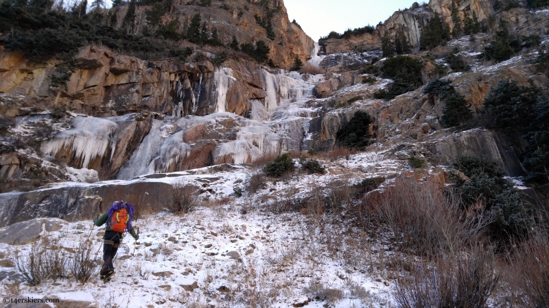 Colorado Ice Climbing in November - 14erskiers.com