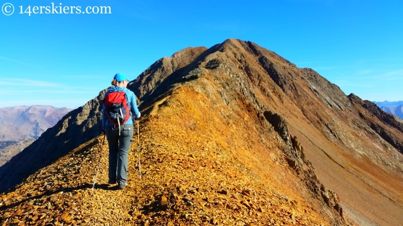 Hiking Mount Owen in Crested Butte.