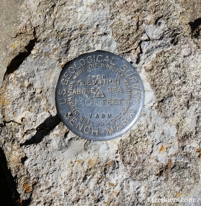 Summit of Mount Owen near Crested Butte. 